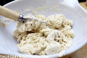 Sheet Pan Pizza Dough process