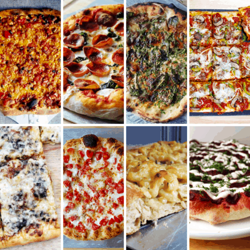 comfort food pizzas
