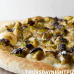 Old Bay Brussels Sprout Pizza