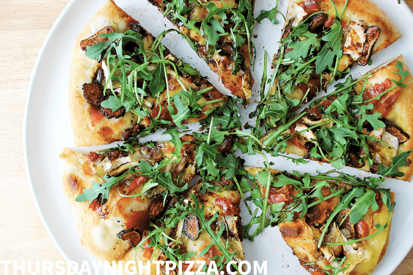 Gorgonzola Pizza with Jam Drizzle - EASY Pizza at Home!