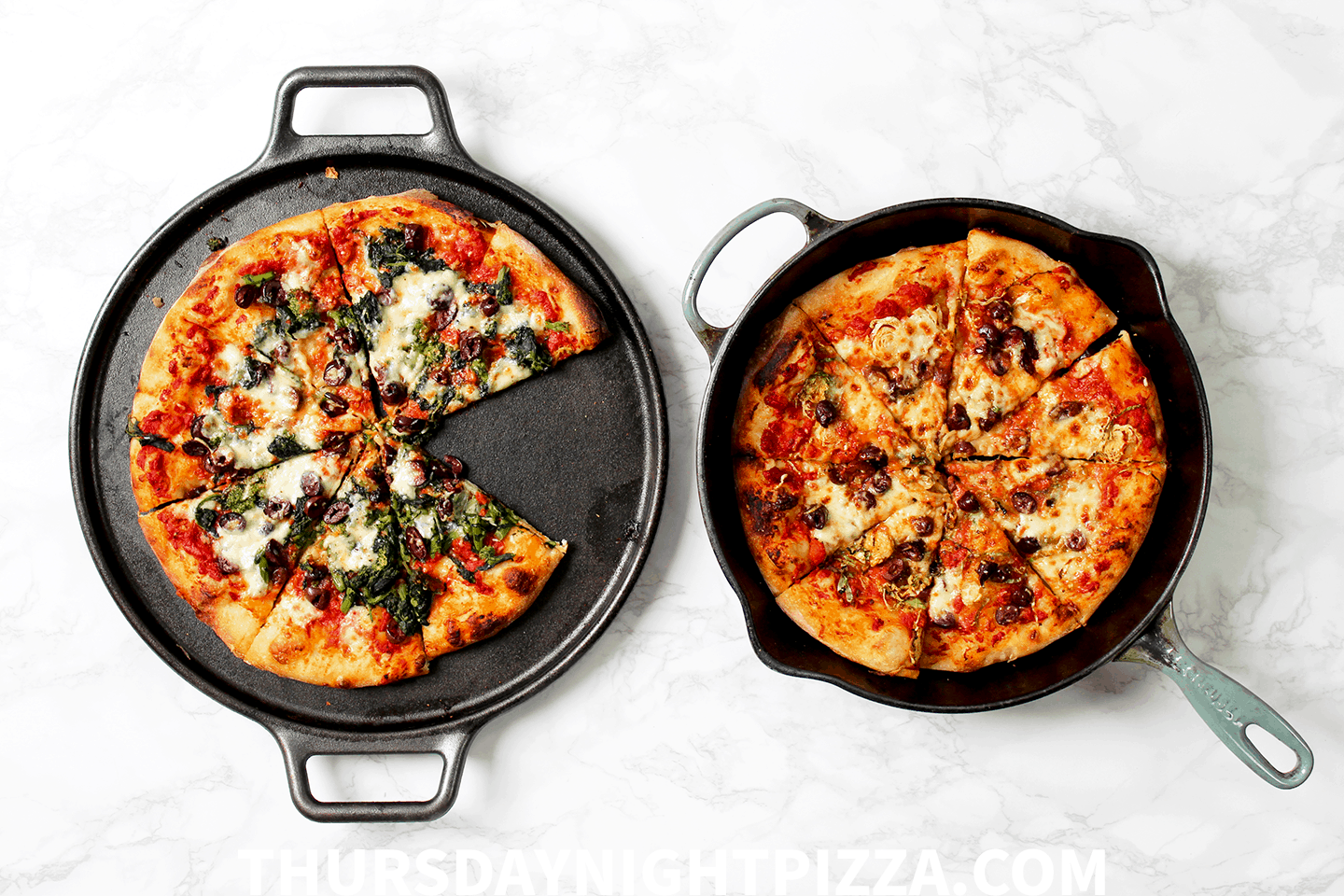 How to cook pizza in a cast iron pan