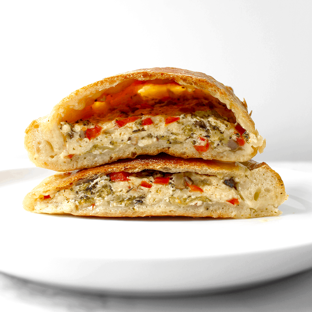 vegetarian calzone