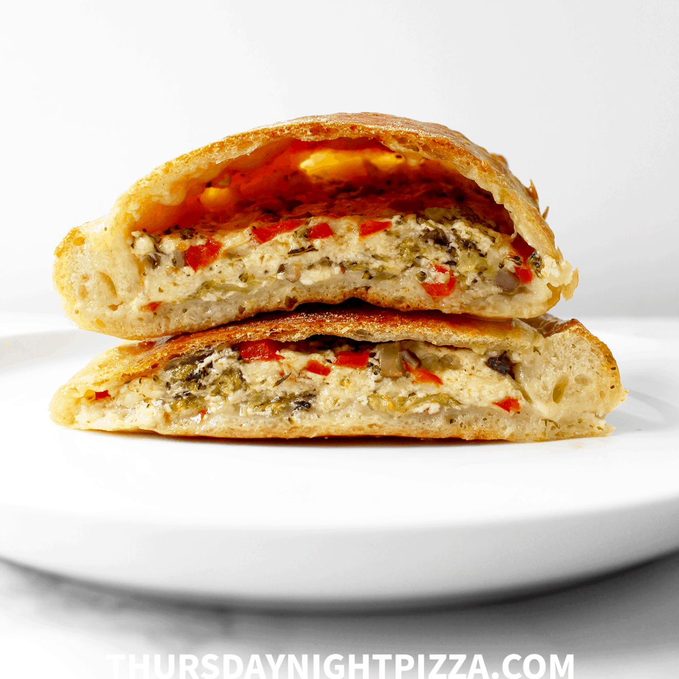 Healthy(ish) Vegetarian Calzone Recipe with Broccoli, Bell Pepper ...