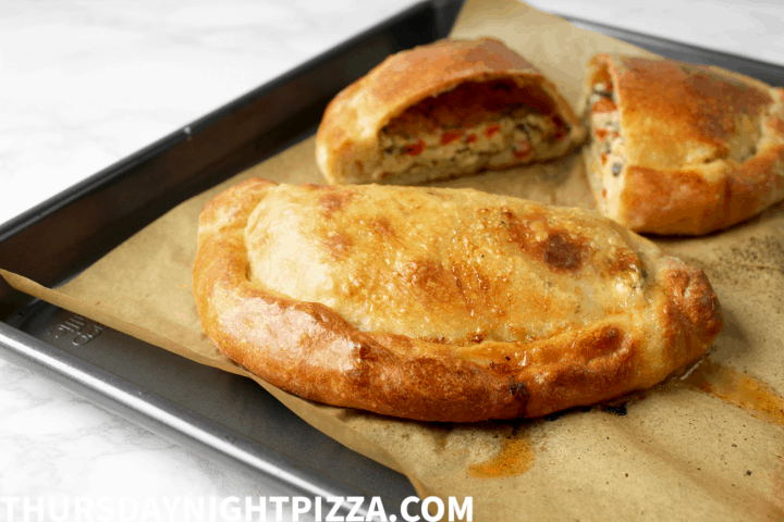 Healthy(ish) Vegetarian Calzone Recipe with Broccoli, Bell Pepper ...