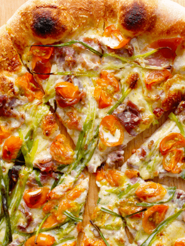 simple white pizza recipe featured image