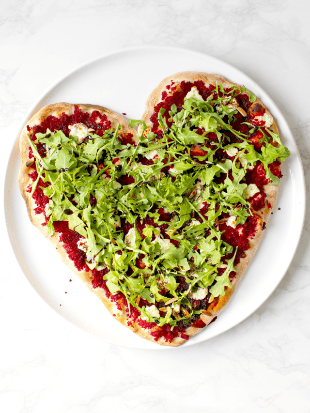 Valentine's Day Heart Pizza Recipe