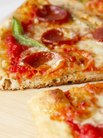 thin crust pizza dough featured image