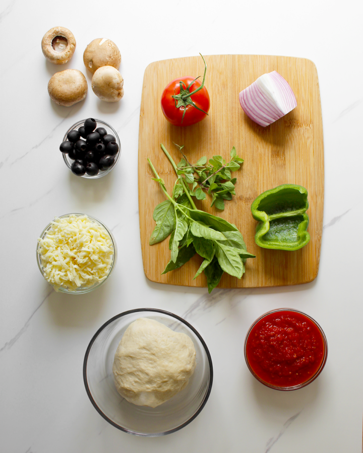 veggie supreme pizza toppings