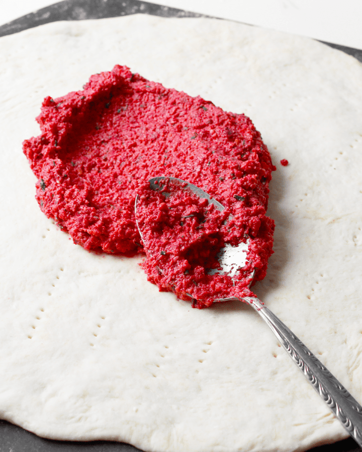 Thursday Night Pizza's Beet Pesto Sauce