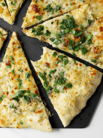 how to make white pizza, web story poster image