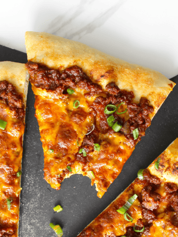 Sloppy Joe Pizza recipe from ThursdayNightPizza.com