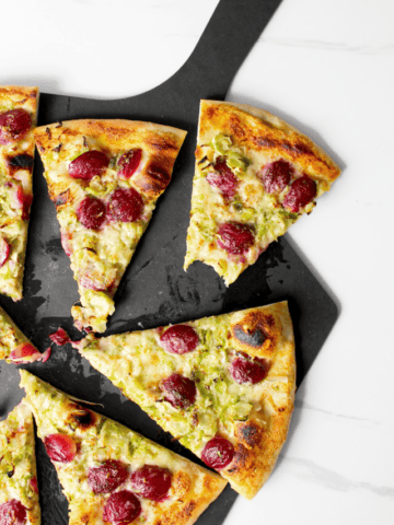 brussels sprout and grape pizza | Thursday Night Pizza