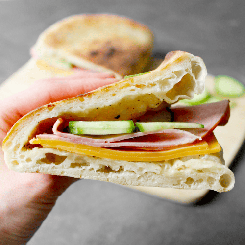 pizza dough sandwich
