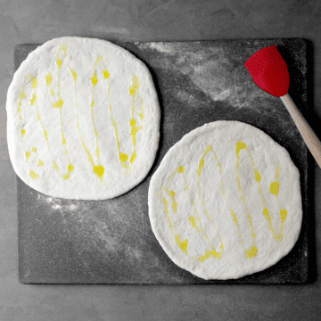 how to make pizza dough sandwiches, step 6