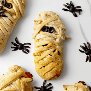 Thursday Night Pizza's Halloween Mummy Pizza Braids