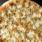 olive everything pizza, square featured image