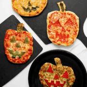 Jack-o'-Lantern Pizzas by Peggy Paul Casella | Thursday Night Pizza