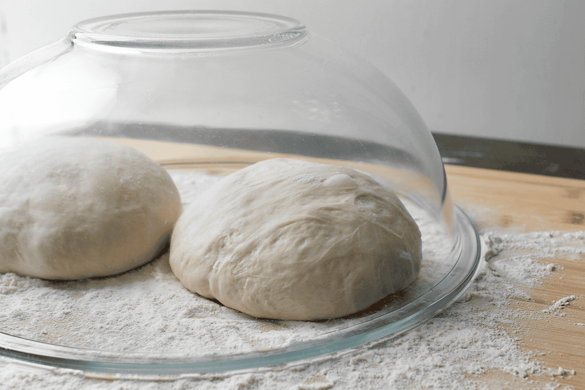 pizza dough balls made with 00 flour