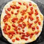 slow roasted tomatoes pizza topping