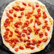 slow roasted tomatoes pizza topping